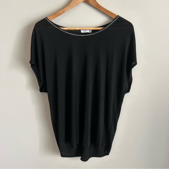 Vince | Black Flowy Blouse Size Medium - Picture 1 of 5